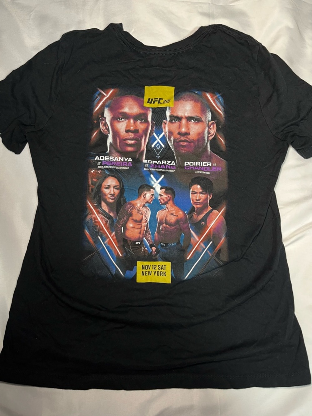 UFC 281 Adesanya vs Pereira Official Event T-Shirt Men’s Medium Black
